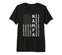 Nampa, Idaho, American Flag Premium T-Shirt