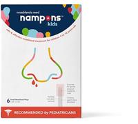 Nampons Kids Nosebleed Stoppers - 6 Easy to Use Nose Bleed Stopper Plugs Kit for Kids. Trusted by Pediatricians. Hypoallergenic Clotting Agent Stops Nosebleeds Fast On Contact. Safe and Pain-Free