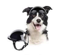 NAMSAN Dog Helmet Head Protection Pet Helmet with Ear Hole Motorcycle Outfit for Hiking Cycling Driving