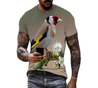 Namufeitrade Men's Sheep 3D Printed T-Shirt Funny Graphic T-Shirts Summer Hip Hop Round Neck Short Sleeve T-Shirt