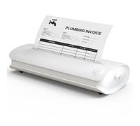 NAMVI Portable A4 Thermal Printer, Wireless bt Travel Mobile Printer, Support 4/8 inch Inkless Printing Compatible for Business Trip, Traveling, Invoices, DIY, Ideas, Designs