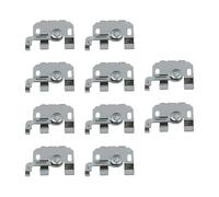 Namvo 10 Pcs Venetian Blind Standard 25mm Fixing Bracket for Easy Installation of Window Blinds and Shades