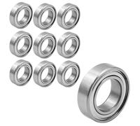 Namvo 10PCS Roller bearings Long plate bearings Roller bearings for ABEC, frictionless sealed bearings for skates, skateboards, scooters (8 mm x 14 mm x 4 mm)