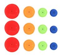Namvo 12PCS DIY Sewing Tracing Wheel Sewing Accessories Irregular Graphic Line Drawing Wheel Seam Tracing Wheel Drawing Wheels (Color Random)