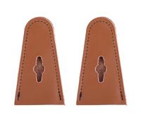 Namvo 1Pair Archery Bow Limb Tip Protector, Bow Tip Protector Leather Bow Tip Guard For Outdoor Hunting Recurve Bow