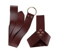 Namvo 2 Pieces Belt Rack Broadsword Pirate Belt Adjustable Leather Sheath Retro Buckle Rack Suitable For Costume Partiesa