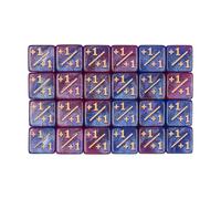 Namvo 24PCS Dice Cube Counter D6 Dice Set for MTG CCG Card Game Accessories