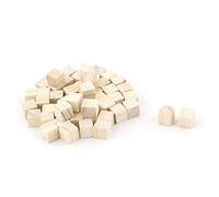 NAMVO 250PCS Wooden Cubes - 10mm- Wood Square Blocks for Puzzle Making, Crafts & DIY Projects