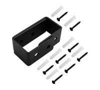 Namvo 2Pcs Door Barricade Brackets U Shaped Bar Security Door Locks Brackets With Screws For Home Barn Shed Garage Gate Door Reinforcement