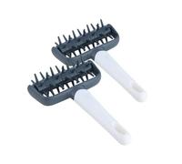 Namvo 2pcs Dough Rollers With Spikes Made Of Plastic, Pizza Dough Roller For Cakes, Pizza Biscuits, DIY Baking Tools, Cakes, Bread