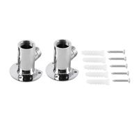 Namvo 2pcs Exposed Bathtub Faucet Installation Kit Shower Adapter Base Converter Thermostatic Valve Outdoor Shower System Metal Fixture 4 points to 4 points