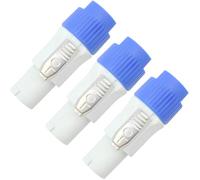 Namvo 3 Pin AC Powercon Connector, Large Screen Power Connector for Stage Light LED Screen White Connector (Output)