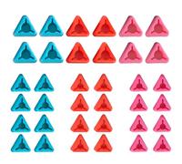 Namvo 36Pcs Knitting Needle Caps Soft Tip Needle Caps Plastic Safe Needle Point Stoppers For Knitting Weaving Crocheting Sewing Crafts And Needlework