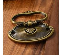 Namvo 4Pcs Door Handles Drawer Knobs, Retro Kitchen Cupboard Knobs, Antique Wardrobe Hardware Cabinets Pull Handles with Screws for Kitchen Home Furniture, Bronze