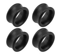 Namvo 4Pcs Wooden Flesh Tunnel Black 14 mm Ear Piercing Jewelry Lightweight and Comfortable for Stretching Perfect for Everyday Wear