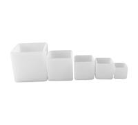 Namvo 5-Pack Cube Silicone Molds (5 Sizes) - Square Resin Casting Tools for Polymer Clay, Jewelry Making & Crafts