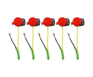 Namvo 5 PCS 3 Wire ON Off Engine Stop Kill Switch Control Compatible with GX160 GX200 GX240 GX270 GX340 etc Generator Engine Power Stop Kill Switch