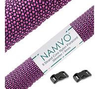 Namvo 550 Paracord Mil Spec Type III 9 Inner Strands Nylon Parachute Cord Strong Breaking Strength 100 Feet Purple