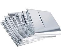 Namvo 5Pcs Emergency Thermal Blankets, 140cm*210cm Survival Reflective Thermal First Aid Foil Blanket Sleeping Bag for Outdoor Camping, Hiking