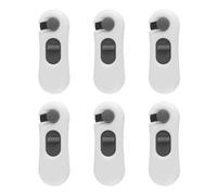 Namvo 6 Pack Fridge Locks For Proof Cupboard Locks Refrigerator Lock Freezer Locks No Tools Or Drilling Needed For Fridge Kitchen Cabinets Drawer Door(White)