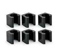 Namvo 6 Pcs Fixed Billiard Club Clamp,Wall Mounted Club Holder,Billiards Cue Rack Billiards Pool Cue Single Holder
