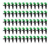 Namvo 60 Pcs Irrigation Dripper Emitter, Watering Emitter, Drip Emitter, Garden Flags Watering, Garden Flag Watering Dripper for Garden, Trees and Shrubs (Green)