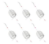 Namvo 6PCS Stainless Steel Catfish Bait Holder, Hanging Rustproof Bait Traps For Fishing, Reusable Fish Trap Cage For Outdoor Sports