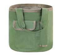 Namvo Garden Bucket,Tools Bag,Tool Organisers with Handle,Bags for Housekeepers,Cleaning Storage Organiser,Multi Pockets Craft Caddy for Garden/Fishing/Picnic/Washing(Grass Green)