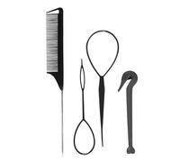 Namvo Hair Braiding Kit 8 Piece Hair Plaiting Tools Hair Pull Through Tool Elastic Hair Ties French Braid Gift