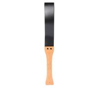 Namvo Leather Paddle Horse Whip With Non-Slip Wooden Handle Horse Training Aids 45.5cm Equestrian Whip