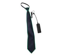 Namvo Light Up Neckties, Man Luminous Tie With Power Cord, Adjustable Illuminated Tie with Zipper, Costume Accessory for Parties, Bars, Halloween, School