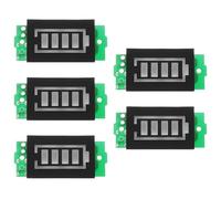 Namvo Lithium Battery Pack, Power Indicator Panel, 6/12/24/36/48v Storage, Electric Vehicle Battery Power Display, for DIY with 26AWG Wire（Green）