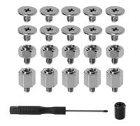 Namvo M2 NVMe Screws Kit SSD Mounting Screws with Mounting Screwdriver Compatible with Asus Motherboards