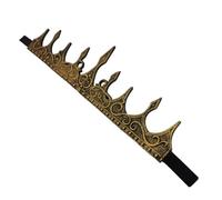 Namvo Medieval King Crown Tiara Halloween King Crown Adjustable Medieval Royal Headwear Halloween King Costume Royal Fancy Dress For Men