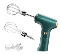 Namvo Mini Hand Mixer Portable USB Rechargable Handheld Egg Beater with 2 Detachable Stir Whisks for Kitchen Baking and Food