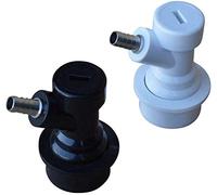 Namvo ONE Pair Ball Lock Corny Keg Disconnects + 2 Barb Connector Home Brew Beer Keg Parts for Cornelius Kegs