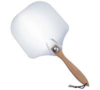 Namvo Pizza Peel Paddle Aluminum Metal Pizza Pan with Foldable Wood Handle Lifter Pizza Shovel - Cook Pizzas Like a Professional