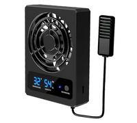 Namvo Reptile Vivarium Cooling Radiator Reptile Temperature and Humidity Meter Automatic Control of Ventilation Fan for Rainforest Terrarium Vivarium Reptiles