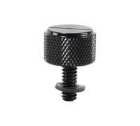 Namvo Retro-style Universal Rear Seat Bolts, CNC Aluminum Mounting Fit for Harley-Davidson 1996 and Later Rear Leather Mounts. (black)