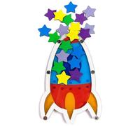 Namvo Reward Jar with Stars Incentive Jar for Behaviour Star Jar Reward System Star Collect Jar Reward Chart for Potty Training Home School Classroom Ornaments Prizes Reward Jar
