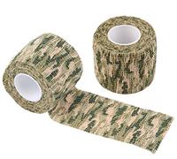 NAMVO Self-Adhesive Non-Woven Camouflage wrap Rifle Gun Hunting Camo Stealth Tape 4.5M - Grass Camouflage