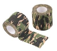 NAMVO Self-Adhesive Non-Woven Camouflage wrap Rifle Gun Hunting Camo Stealth Tape 4.5M - Jungle Camouflage