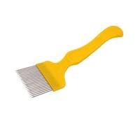 Namvo Stainless Steel Uncapping Fork, Bee Fork, Honey Comb, Honey Fork, Beekeeping Honey Scraper Shovel, Beekeeping Equipment Accessories, Beekeeping Tool, Yellow, 1 Piece