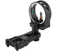 Namvo TP1530 Basic Compound Bow Sight 3-Pin Fiber Optics without Sighting Light for Hunting Shooting Pure Black