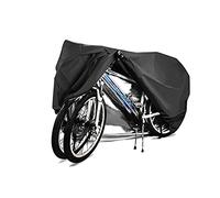 Namvo Waterproof Bike Bicycle Cover Cycle Covers for 2 Bikes, 210D Oxford Cloth Heavy Duty Dust Rain UV Snow Wind Resistant for Outside Storage 200*75*110 cm/78.8*29.5*43.3 inch