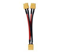 Namvo XT60 Y Splitter Parallel Battery Connector Adapter 14AWG 10cm Cable for RC Models Vehicles Drones Charging Batteries