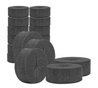 NAMYA Garden Clone Collars For 2 Inch Net Pots Hydroponics Systems Waterproof DIY Cloner Soft Reusable Inserts Cloning Machine Plant Germination Sponge ock Breathable With 8 Spokes(30pcs)