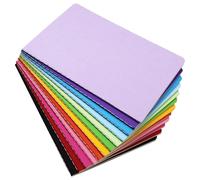 NAMYEUT 12 Pack Soft Cover A5 Notebooks, 30 Sheets/60 pages A5 Lined Travel Journals Notebook, Small Note Pad for Travel Office Work Planner Writing