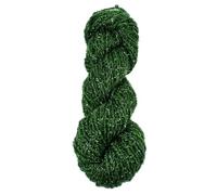 Namzi 1 pcs Sparkly Wool Yarn, Shiny Blended Yarn for DIY Crafting & Handmade Projects, Soft Glitter Yarn for Knitting & Crochet Creations, 35g, Medium Green