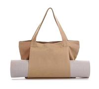 Namzi 1 Piece Apricot color Yoga Bag,Durable, Portable, Ideal for Mat, Essential Yoga Gear Accessories